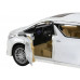 Машина АВТОПАНОРАМА Toyota Alphard, белый, 1/29, свет, звук, инерция, в/к 20*10*11 см