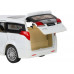 Машина АВТОПАНОРАМА Toyota Alphard, белый, 1/29, свет, звук, инерция, в/к 20*10*11 см
