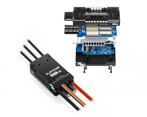 Бесколлекторный регулятор Hobbywing Platinum 150A-V5 (150A-180A, Aircraft, Heli)