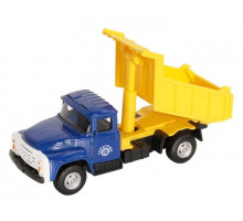 Машина "АВТОПАНОРАМА" "Самосвал", синий, 1/52, инерция, в/к 16,1*6,1*8,4 см