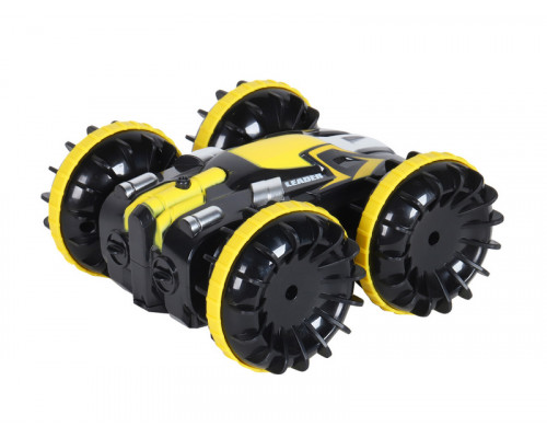 Радиоуправляемый перевертыш-амфибия AUTODRIVE, желтый, 4WD, 2.4GHz, переворот, разворот на 360