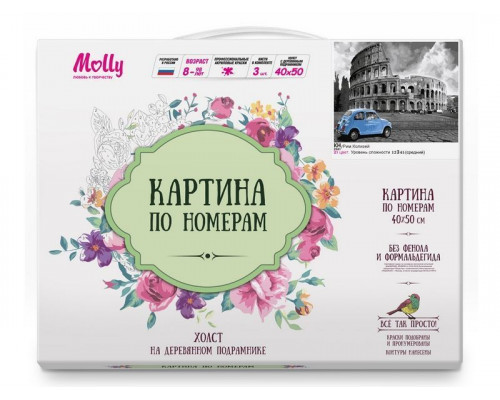Картина по номерам 40х50 РИМ. КОЛИЗЕЙ (21цвет)