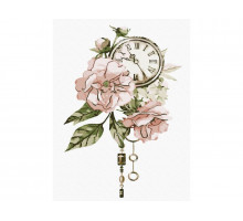 Картина по номерам 15х20 ВИНТАЖНЫЕ ЦВЕТЫ (15 цветов)