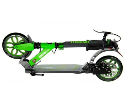 Самокат двухколесный Storm (серо-зеленый)