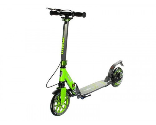 Самокат двухколесный Storm (серо-зеленый)