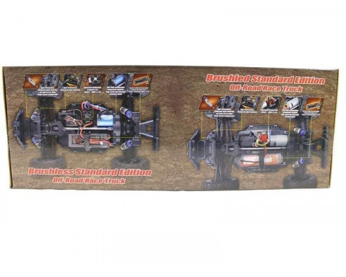 Радиоуправляемый монстр Remo Hobby MMAX Brushless UPGRADE (синий) 4WD 2.4G 1/10 RTR