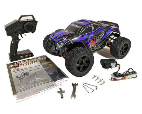 Радиоуправляемый монстр Remo Hobby MMAX Brushless UPGRADE (синий) 4WD 2.4G 1/10 RTR