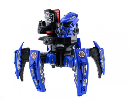 Р/У боевой робот-паук Space Warrior, лазер, диски, синий, Ni-Mh и З/У, 2.4G