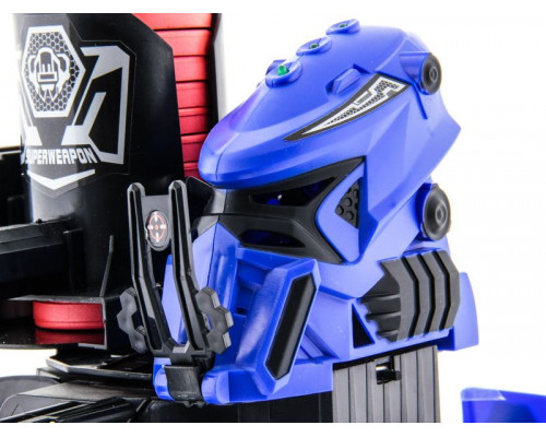 Р/У боевой робот-паук Space Warrior, лазер, диски, синий, Ni-Mh и З/У, 2.4G