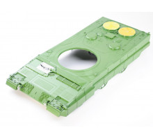 Верхняя часть корпуса с комплектом аксессуаров для танка Leopard 2A6, неокрашеная.