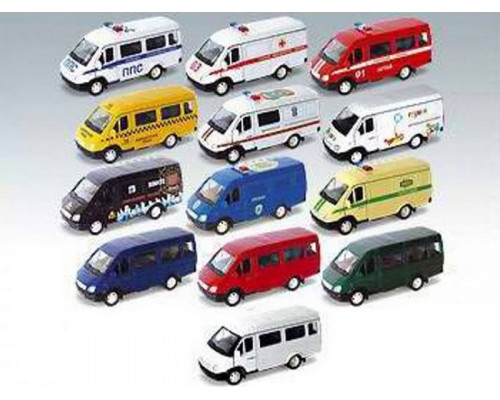Машина Autotime ГАЗЕЛЬ в ассортименте 1:60