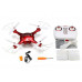 Р/У квадрокоптер Syma X5UW с FPV трансляцией Wi-Fi (HD), барометр 2.4G RTF красный