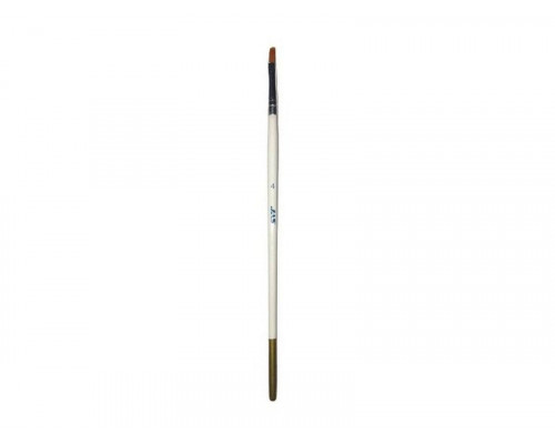 Кисть из синтетического волоса, плоская № 4, шт