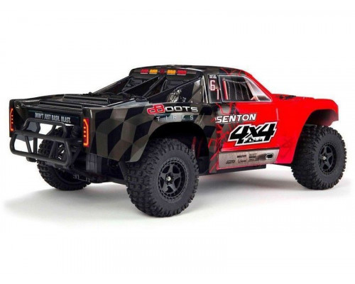 Шорт-корс трак 1:10 ARRMA Senton Mega 550 Brushed 4WD Short Course Truck RTR (красный)