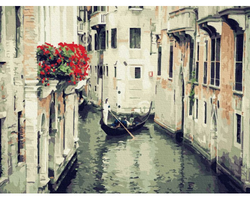 Картина по номерам 40х50 УЛОЧКИ ВЕНЕЦИИ (21 цвет)