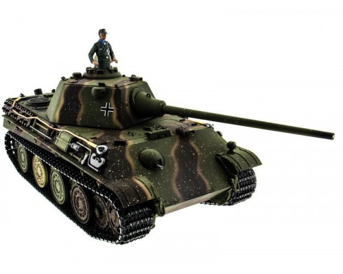 Р/У танк Taigen 1/16 Panther type F (Германия) HC версия, башня на 360, подшипники в ред., 2.4G RTR