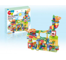 Конструктор Pilage Скоростная труба (302 детали), лабиринт с шариками и воронками