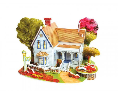 3D пазл из пенокартона РОМАНТИЧЕСКИЙ ДОМ (МИНИ СЕРИЯ) (30 деталей)