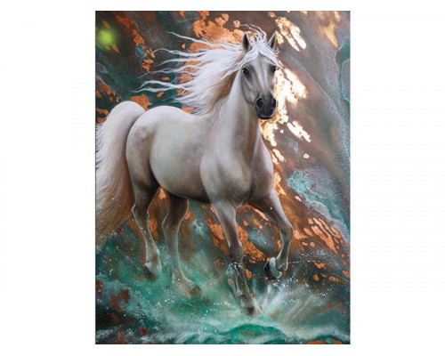 Алмазная мозаика 15х20 СТРЕМИТЕЛЬНЫЙ (10 цветов)