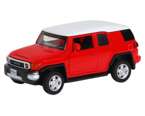 Машина АВТОПАНОРАМА Toyota FJ Cruiser, красный, 1/43, инерция, в/к 17,5*12,5*6,5 см