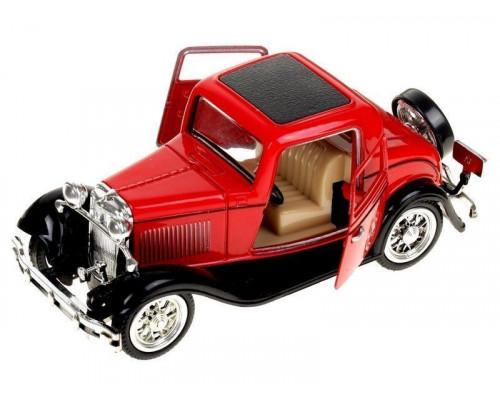 Машина Ideal 1:30-39 Ретромобиль Old Times красный