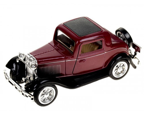 Машина Ideal 1:30-39 Ретромобиль Old Times красный