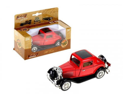 Машина Ideal 1:30-39 Ретромобиль Old Times красный