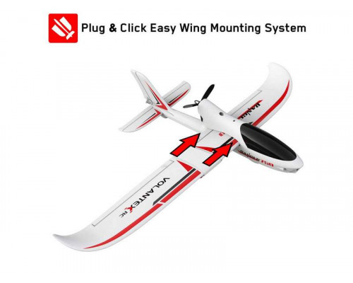 Радиоуправляемый планер Volantex RC Ranger 750мм Brushless 2.4G 4ch LiPo RTF with Gyro