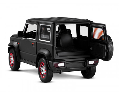 Машина АВТОПАНОРАМА Suzuki Jimny, 1/18, черный, свет, звук, в/к 24,5х12,5х10,5 см