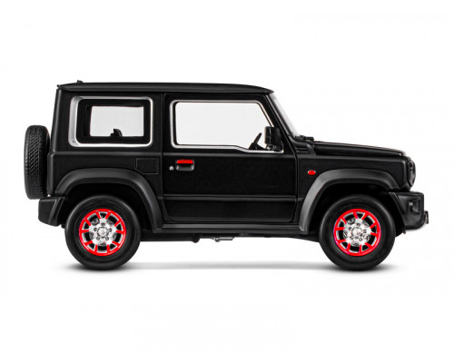 Машина АВТОПАНОРАМА Suzuki Jimny, 1/18, черный, свет, звук, в/к 24,5х12,5х10,5 см