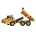 Металлический экскаватор с ковшом + самосвал HUI NA TOYS 1/50