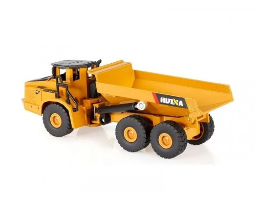 Металлический экскаватор с ковшом + самосвал HUI NA TOYS 1/50