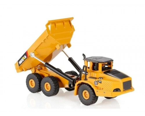 Металлический экскаватор с ковшом + самосвал HUI NA TOYS 1/50
