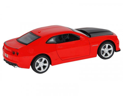 Машина АВТОПАНОРАМА Chevrolet Camaro SS, красный, 1/32, свет, звук, инерция, в/к 17,5*13,5*9 см