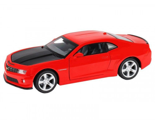 Машина АВТОПАНОРАМА Chevrolet Camaro SS, красный, 1/32, свет, звук, инерция, в/к 17,5*13,5*9 см