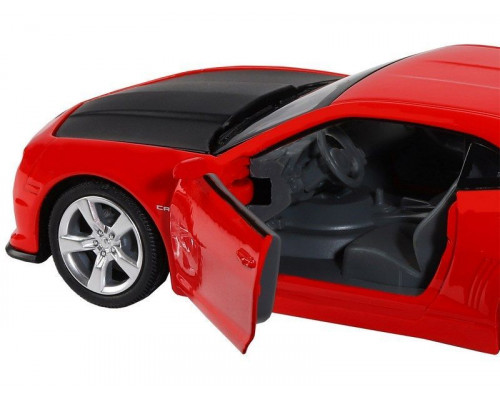 Машина АВТОПАНОРАМА Chevrolet Camaro SS, красный, 1/32, свет, звук, инерция, в/к 17,5*13,5*9 см
