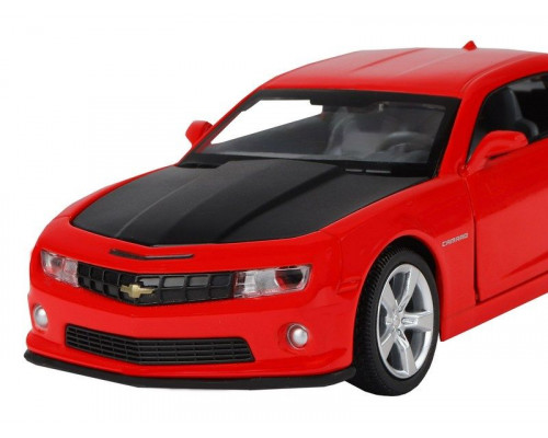 Машина АВТОПАНОРАМА Chevrolet Camaro SS, красный, 1/32, свет, звук, инерция, в/к 17,5*13,5*9 см
