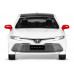Машина АВТОПАНОРАМА Яндекс Go Toyota Camry, 1/34, белый, инерция, свет, Алиса, в/к 17,5*13,5*9 см