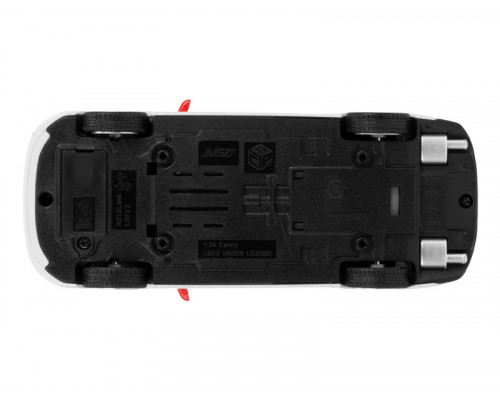 Машина АВТОПАНОРАМА Яндекс Go Toyota Camry, 1/34, белый, инерция, свет, Алиса, в/к 17,5*13,5*9 см