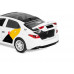 Машина АВТОПАНОРАМА Яндекс Go Toyota Camry, 1/34, белый, инерция, свет, Алиса, в/к 17,5*13,5*9 см
