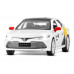 Машина АВТОПАНОРАМА Яндекс Go Toyota Camry, 1/34, белый, инерция, свет, Алиса, в/к 17,5*13,5*9 см