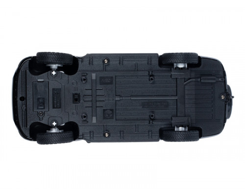 Машина АВТОПАНОРАМА Land Cruiser Prado, 1/24, черный, свет, звук, в/к 24,5х12,5х10,5 см