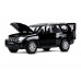 Машина АВТОПАНОРАМА Land Cruiser Prado, 1/24, черный, свет, звук, в/к 24,5х12,5х10,5 см