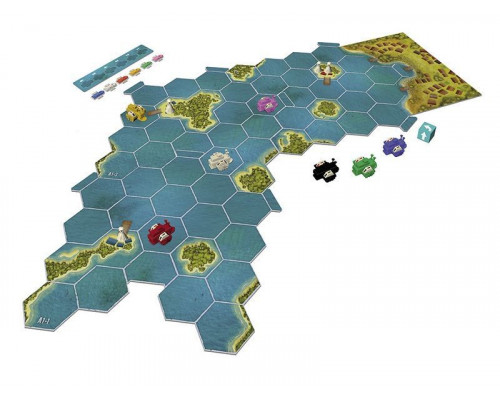 Настольная игра ZVEZDA Королева Миссисипи, семейная