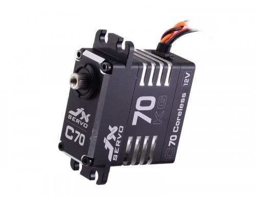 Сервомашинка цифровая JX Servo C70 (87г/72/0.08/12.0V) Full metal