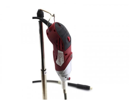 Бормашина 170 Вт, 8000-35000 об/мин., гибкий вал, стойка, ограничитель, подсветка, 126 пред., кейс