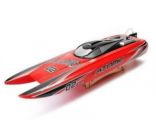 Радиоуправляемый катамаран Volantex RC ATOMIC 700 красный Brushless 2.4G LiPo RTR