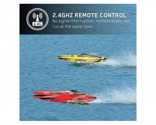 Радиоуправляемый катамаран Volantex RC ATOMIC 700 красный Brushless 2.4G LiPo RTR
