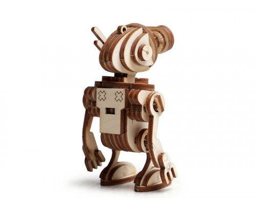Деревянный конструктор Lemmo Робот Санни, 60 деталей