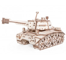 Деревянный конструктор Lemmo Танк "Кадет", 392 детали
